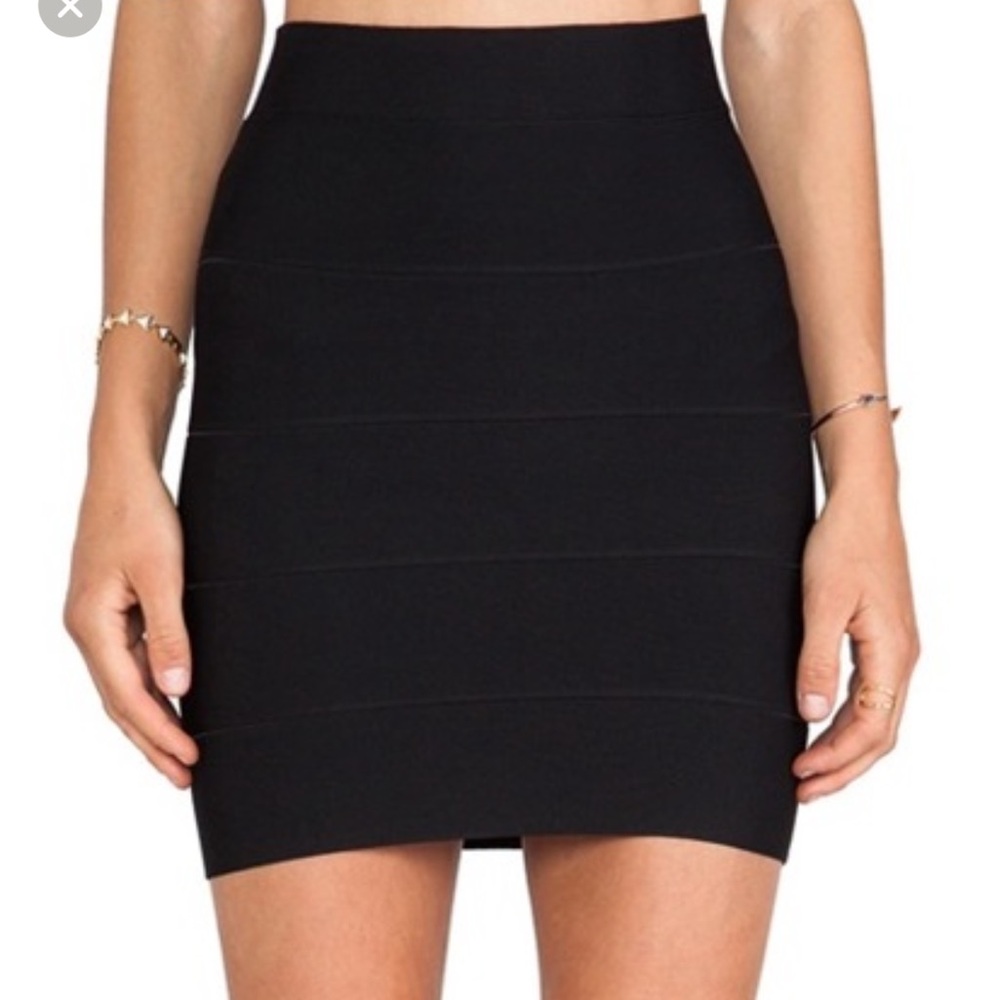 Perfect condition black bcbg bandage skirt